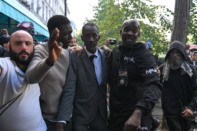 The Mayor of Saint-Denis, Bally Bagayoko, at the demonstration by students, school pupils and trade unions in Paris, France, on 6 October 2026 - 06 10 2026 - France Ile-de-France (region) Paris -  JulienxMattiax xLexPictorium LePictorium_0342377