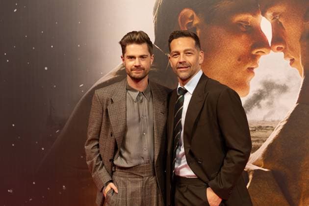 Director Lukas Dhondt and partner Davy Parmentier pictured during the opening of Gent International Film Festival, with the opening film Coward by Gent director Dhont on Wednesday 7 October 2026. The 53rd edition of Film Fest Gent takes place from 07 to 18 October. Coward is Dhont s third feature film and this is the third time a film by Dhont has opened the festival. This previously happened with Girl in 2018 and Close in 2022. JAMES ARTHUR PHOTOGRAPHY  JAMESxARTHURxGEKIERE 189086697