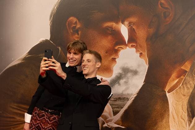 Actor Valentin Campagne and Actor Emmanuel Macchia pictured during the opening of Gent International Film Festival, with the opening film Coward by Gent director Dhont on Wednesday 7 October 2026. The 53rd edition of Film Fest Gent takes place from 07 to 18 October. Coward is Dhont s third feature film and this is the third time a film by Dhont has opened the festival. This previously happened with Girl in 2018 and Close in 2022. JAMES ARTHUR PHOTOGRAPHY  JAMESxARTHURxGEKIERE 189086676