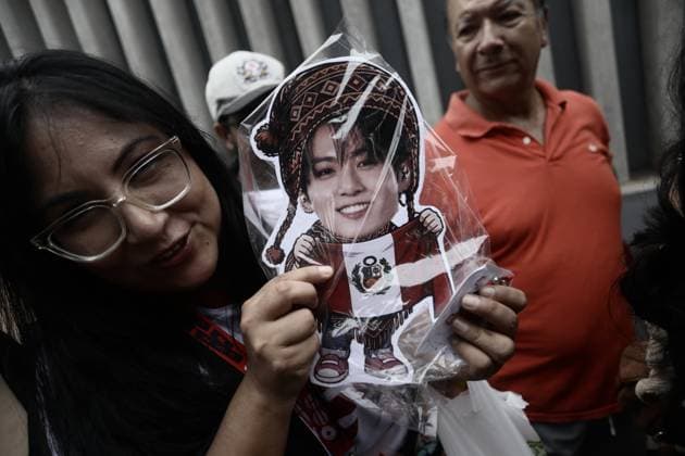BTS Arirang tour kicks off in Peru LIMA, PERU - OCTOBER 7: Thousands of BTS fans known as ARMY gather around San Marcos Stadium ahead of the first of three concerts the South Korean band is set to perform in Lima, Peru on October 7, 2026. Fans from across Peru and abroad arrived early to attend the highly anticipated show from BTS s Arirang world tour. Klebher Vasquez Anadolu Lima Peru. Editorial use only. Please get in touch for any other usage.  Copyright: x2026xAnadoluxKlebherxVasquezx