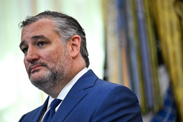 WASHINGTON, DC - OCT. 7: United States Senator Ted Cruz (Republican of Texas) listens as US President Donald J Trump makes an announcement on Trump Accounts in the Oval Office of the White House in Washington, DC, USA, on Wednesday, October 7, 2026. Copyright: xAnnabellexGordon PoolxviaxCNPx MediaPunchx