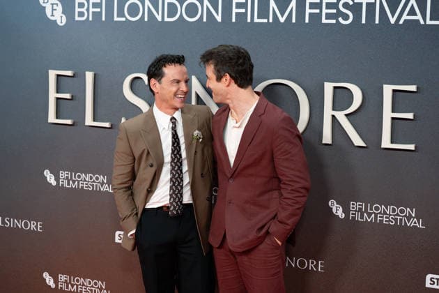 Elsinore 2026 Opening Gala during the 70th BFI London Film Festival at The Royal Festival Hall in London, UK - 7 OCT 2026. Andrew Scott and Luke Thompson attend the Elsinore 2026 Opening Gala during the 70th BFI London Film Festival at The Royal Festival Hall . London United Kingdom Copyright: xLounisxTiarx xSOPAxImagesx _DSC3553