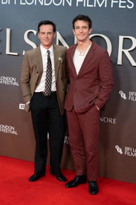 Elsinore 2026 Opening Gala during the 70th BFI London Film Festival at The Royal Festival Hall in London, UK - 7 OCT 2026. Andrew Scott and Luke Thompson attend the Elsinore 2026 Opening Gala during the 70th BFI London Film Festival at The Royal Festival Hall. London United Kingdom Copyright: xLounisxTiarx xSOPAxImagesx _DSC3548