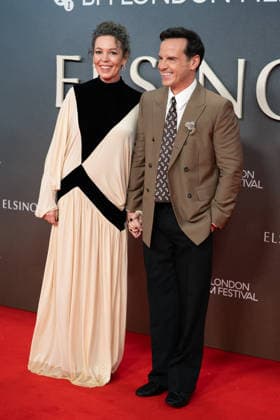 Elsinore 2026 Opening Gala during the 70th BFI London Film Festival at The Royal Festival Hall in London, UK - 7 OCT 2026. Olivia Colman and Andrew Scott attend the Elsinore 2026 Opening Gala during the 70th BFI London Film Festival at The Royal Festival Hall . London United Kingdom Copyright: xLounisxTiarx xSOPAxImagesx _DSC3857