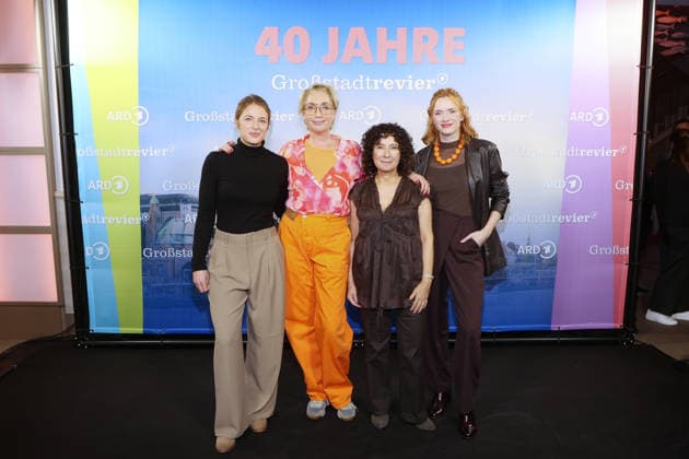 40 Jahre Großstadtrevier Sinha Melina Gierke, Saskia Fischer, Maria Ketikidou,Sofie Junker, Kino Preview 40 Jahre Großstadtrevier , ASTOR Film Lounge HafenCity Hamburg, 07.10.2026 Copyright: xEventpressxBecherx