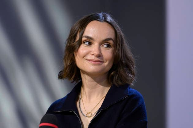 Schriftstellerin Franziska Gänsler spricht bei auf der Frankfurter Buchmesse 2026. Frankfurt am Main, 07.10.2026 Hessen Deutschland Copyright: xDwixAnoraganingrumx