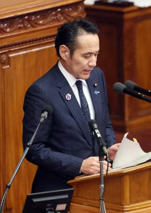 October 8, 2026, Tokyo, Japan - Japanese Agriculture Minister Kazuo Yana answers a question at Lower House s plenary session at the National Diet in Tokyo on Monday, October 8, 2026. (photo by Yoshio Tsunoda AFLO)  aflo_354274217