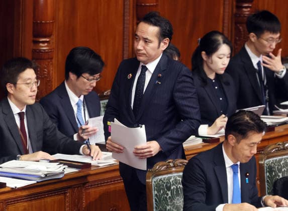 October 8, 2026, Tokyo, Japan - Japanese Agriculture Minister Kazuo Yana answers a question at Lower House s plenary session at the National Diet in Tokyo on Monday, October 8, 2026. (photo by Yoshio Tsunoda AFLO)  aflo_354274220