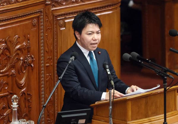 October 8, 2026, Tokyo, Japan - Japan s opposition party Team Mirai lawmaker Aoi Furukawa questions to Prime Minister Sanae Takaichi at Lower House s plenary session at the National Diet in Tokyo on Monday, October 8, 2026. (photo by Yoshio Tsunoda AFLO)  aflo_354274234