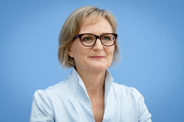 BPK, Bündnis90 Die Grünen, Franziska Brantner Berlin, BPK, Vorstellung des Leitantrages Unser Plan für Deutschland , Franziska Brantner, Bundesvorsitzende, Bündnis90 Die Grünen Berlin Berlin GER