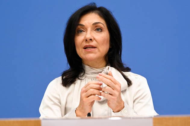 ABB BPK- Bundesministerin fuer Wirtschaft und Energie Katherina Reiche Vorstellung der Herbstprojektion 2026 der Bundesregierung auf der BPK Bundespressekonferenz in Berlin am 08.10.2026 Berlin Deutschland