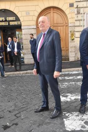 IPA89427802 - Rome, Teatro Sistina: Celebration marking the 150th anniversary of *Corriere della Sera*. Pictured: Gilberto Pichetto Fratin  Copyright: xVincenzoxLandix xVincenzoxLandix IPA89427802