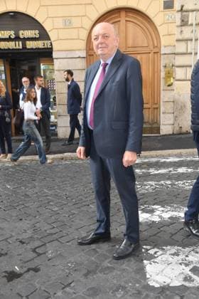 IPA89427816 - Rome, Teatro Sistina: Celebration marking the 150th anniversary of *Corriere della Sera*. Pictured: Gilberto Pichetto Fratin  Copyright: xVincenzoxLandix xVincenzoxLandix IPA89427816