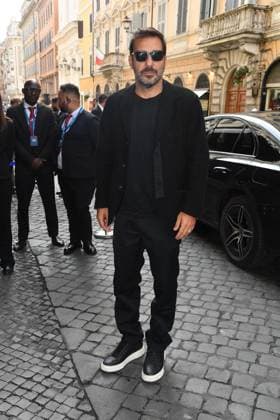 IPA89428062 - Rome, Teatro Sistina: Celebration marking the 150th anniversary of *Corriere della Sera*. Pictured: Edoardo Leo  Copyright: xVincenzoxLandix xVincenzoxLandix IPA89428062