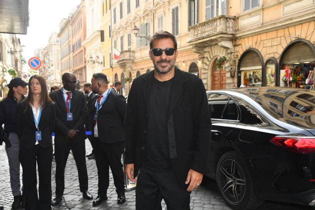 IPA89428064 - Rome, Teatro Sistina: Celebration marking the 150th anniversary of *Corriere della Sera*. Pictured: Edoardo Leo  Copyright: xVincenzoxLandix xVincenzoxLandix IPA89428064