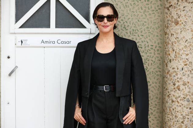 October 8, 2026, Dinard, Bretagne, France: Jury president AMIRA CASAR during the cabin inauguration at the 37th Dinard British and Irish Film Festival in Dinard, France. Dinard France  - ZUMAc179 20261008_zep_c179_018 Copyright: xMickaelxChavetx