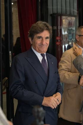 IPA89429509 - Urban Cairo arrives at the Teatro Sistina for the celebrations marking the 150th anniversary of the *Corriere della Sera* in Rome, Italy, on October 8, 2026. Flavio Brancaleone Fotogramma  Copyright: xFLAVIO_BRANCALONEx xx IPA89429509