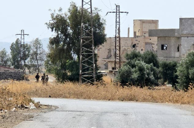 Israeli army conducts raids in Syria s Quneitra countryside QUNEITRA, SYRIA - OCTOBER 8: Israeli forces patrol the village as they conduct raids in residential areas and fire harassment shots at open areas in the countryside of Quneitra, southern Syria, on October 8, 2026. Huseyin Mesal Anadolu Quneitra Syria. Editorial use only. Please get in touch for any other usage.  Copyright: x2026xAnadoluxHuseyinxMesalx