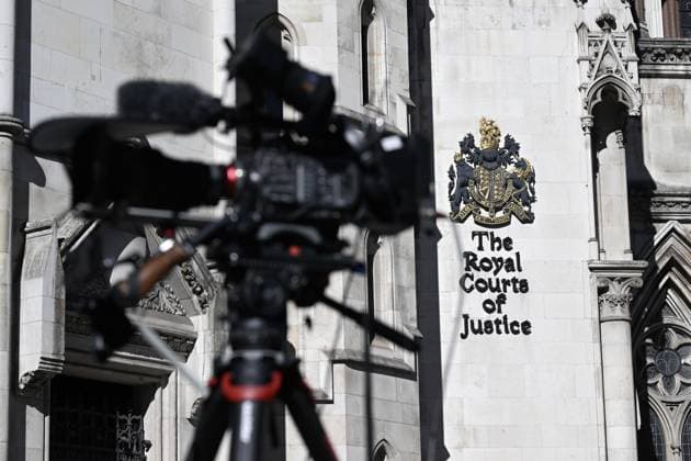 Royal Courts of Justice seen ahead of Andrew Mountbatten-Windsor s hearing LONDON, UNITED KINGDOM - OCTOBER 8: A view of the Royal Courts of Justice, where the hearing of Andrew Mountbatten-Windsor s legal challenge against search warrants related to his arrest over his alleged links to Jeffrey Epstein is due to take place in London, United Kingdom, on October 8, 2026. Rasid Necati Aslim Anadolu London United Kingdom. Editorial use only. Please get in touch for any other usage.  Copyright: x2026xAnadoluxRasidxNecatixAslimx
