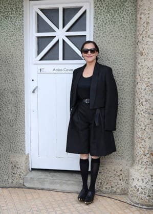 Amira Casar at the unveiling of her beach cabana during the 37th Dinard British and Irish Film Festival, France, on October 8, 2026. Denis Guignebourg, Bestimage. 37th Dinard British Irish Film Festival on October 8, 2026, in Dinard, France. Dinard, France  Copyright: xDenisxGuignebourgx xBestimagexDenisxGuignebourgx xBestimagex
