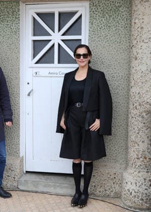 Amira Casar at the unveiling of her beach cabana during the 37th Dinard British and Irish Film Festival, France, on October 8, 2026. Denis Guignebourg, Bestimage. 37th Dinard British Irish Film Festival on October 8, 2026, in Dinard, France. Dinard, France  Copyright: xDenisxGuignebourgx xBestimagexDenisxGuignebourgx xBestimagex