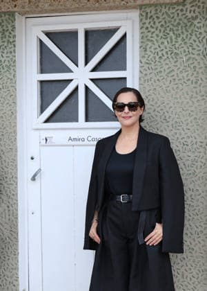 Amira Casar at the unveiling of her beach cabana during the 37th Dinard British and Irish Film Festival, France, on October 8, 2026. Denis Guignebourg, Bestimage. 37th Dinard British Irish Film Festival on October 8, 2026, in Dinard, France. Dinard, France  Copyright: xDenisxGuignebourgx xBestimagexDenisxGuignebourgx xBestimagex