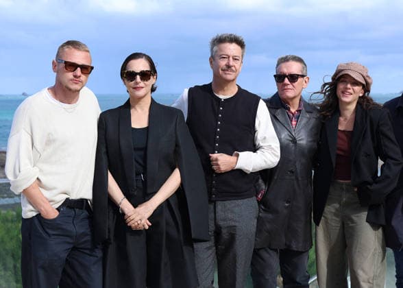 The jury—Ben Hardy, Zoe Adjani, Stephen Wooley, Amira Casar, and Thibault de Montalembert—at the Emeria Hotel during the 37th Dinard British and Irish Film Festival, France, on October 8, 2026. Denis Guignebourg Bestimage 37th Dinard British Irish Film Festival on October 8, 2026, in Dinard, France. Dinard, France  Copyright: xDenisxGuignebourgx xBestimagexDenisxGuignebourgx xBestimagex