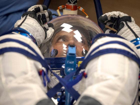 October 8, 2026, Baikonur, Kazakhstan: Baikonur, Kazakhstan. 14 July, 2026. NASA astronaut Anil Menon has his Sokol suit pressure checked at the Baikonur Cosmodrome before the Expedition 75 launch, July 14, 2026 in Baikonur, Kazakhstan. He launched to the International Space Station later that day. Baikonur Kazakhstan - ZUMAp138 20261008_zaa_p138_048 Copyright: xBillxIngalls Nasax