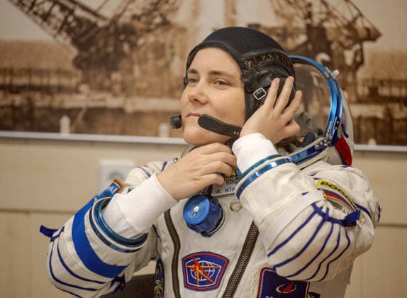 October 8, 2026, Baikonur, Kazakhstan: Baikonur, Kazakhstan. 14 July, 2026. Roscosmos cosmonaut Anna Kikina waves while waiting for her Sokol suit pressure check at the Baikonur Cosmodrome, July 14, 2026 in Baikonur, Kazakhstan. She launched to the International Space Station later that day. Baikonur Kazakhstan - ZUMAp138 20261008_zaa_p138_062 Copyright: xBillxIngalls Nasax