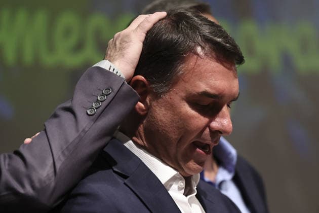 Brazilian presidential candidate Flavio Bolsonaro of the Liberal Party BRASILIA, BRAZIL - OCTOBER 08 : Brazilian presidential candidate Flavio Bolsonaro of the Liberal Party (PL) attends a meeting with elected governors ahead of the presidential runoff election, in Brasilia, Brazil on October 08, 2026. Mateus Bonomi Anadolu Brasilia Brazil. Editorial use only. Please get in touch for any other usage.  Copyright: x2026xAnadoluxMateusxBonomix
