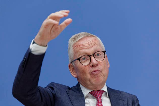 Normenkontrollrat zum Bürokratieabbau 2026-10-08 Deutschland, Berlin Bundespressekonferenz: Jahresbericht des Nationalen Normenkontrollrats (NKR) zum Bürokratieabbau. Im Bild Lutz Goebel, Vorsitzender des Nationalen Normenkontrollrats.