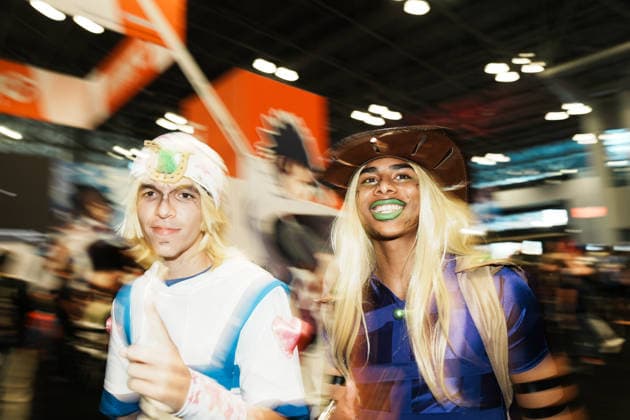 October 8, 2026, New York, New York, USA: Attendees in cosplay at the 2026 New York Comic Con at the Javits Center on October 8, 2026 in New York. New York USA  - ZUMAb148 20261008_zap_b148_065 Copyright: xBryanxSmithx