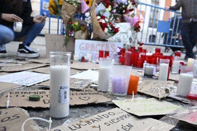 October 8, 2026, Madrid, Spain: MADRID, SPAIN Ã¢â‚¬ OCTOBER 8, 2026: A shrine is displayed at Puerta del Sol in Madrid dedicated to Maricarmen Abascal, who died in hospital on October 7, 2026, two weeks after being evicted from her home. The shrine was placed at the central Madrid square following her death. AbascalÃ¢â‚¬â ¢s death has drawn attention to her housing situation and the circumstances surrounding her eviction. Puerta del Sol is one of MadridÃ¢â‚¬â ¢s main public squares and a prominent location for public gatherings and memorials. Madrid Spain  - ZUMAq101 20261008_zna_q101_069 Copyright: xTomasxCallex