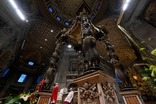 IPA89439401 - Italy, Rome, Vatican, October 8, 2026: Pope Leo XIV presides over Holy Mass for the inauguration of the academic year at the pontifical universities in St. Peter s Basilica in the Vatican. Photo by VATICAN MEDIA Catholic Press Photo  Copyright: xVATICANxMEDIA xCatholicxPressxPhotox xx IPA89439401