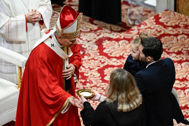 IPA89439423 - Italy, Rome, Vatican, October 8, 2026: Pope Leo XIV presides over Holy Mass for the inauguration of the academic year at the pontifical universities in St. Peter s Basilica in the Vatican. Photo by VATICAN MEDIA Catholic Press Photo  Copyright: xVATICANxMEDIA xCatholicxPressxPhotox xx IPA89439423