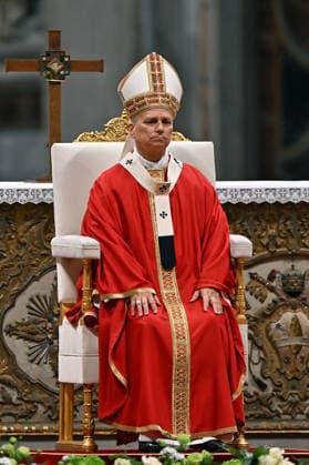 ROME - VATICAN - POPE - 2026 10 8 Italy, Rome, Vatican, 2026 10 8 Pope Leo XIV celebrates Holy Mass for the academic year at the Pontifical Universities in St Peter s Basilica in the Vatican . EDITORIAL USE ONLY - NO BOOKS Copyright: xx