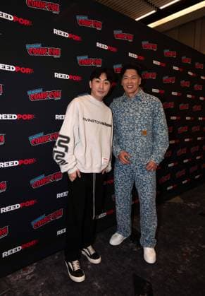 New York, NY- October 8: Inside the Saja Boys: Beyond KPOP Demon Hunters with Rich Ting and Neckwav at Comic Con October 8, 2026. Credit: Camara Porter USA  - ZUMAa123 20261008_zaa_a123_071 Copyright: xAdMediax