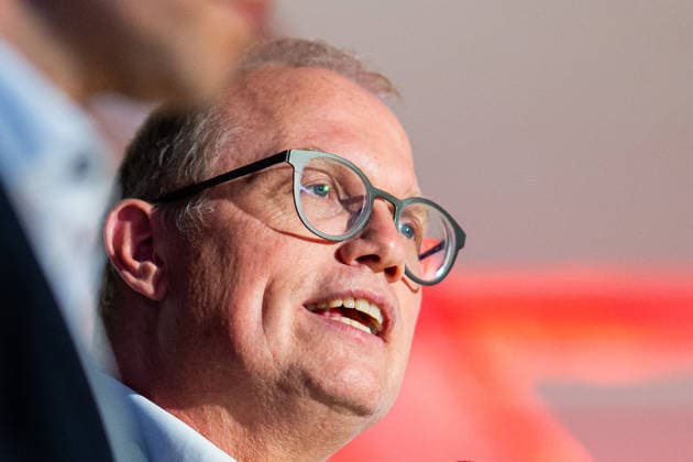 08.10.2026 - Jochen Ott MdL in Herford: Der Fraktionsvorsitzende der NRW-SPD und Spitzenkandidat zum Ministerpräsident zur Landtagswahl 2027. , Herford Nordrhein-Westfalen Deutschland -