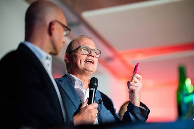 08.10.2026 - Jochen Ott MdL in Herford: Der Fraktionsvorsitzende der NRW-SPD und Spitzenkandidat zum Ministerpräsident zur Landtagswahl 2027. , Herford Nordrhein-Westfalen Deutschland -