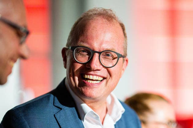 08.10.2026 - Jochen Ott MdL in Herford: Der Fraktionsvorsitzende der NRW-SPD und Spitzenkandidat zum Ministerpräsident zur Landtagswahl 2027. , Herford Nordrhein-Westfalen Deutschland -