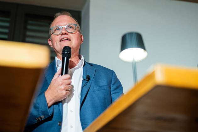 08.10.2026 - Jochen Ott MdL in Herford: Der Fraktionsvorsitzende der NRW-SPD und Spitzenkandidat zum Ministerpräsident zur Landtagswahl 2027. , Herford Nordrhein-Westfalen Deutschland -