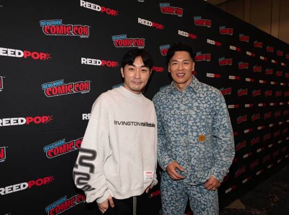 New York, NY- October 8: Inside the Saja Boys: Beyond KPOP Demon Hunters with Rich Ting and Neckwav at Comic Con October 8, 2026. Credit: Camara Porter USA - ZUMAa123 20261008_zaa_a123_074 Copyright: xAdMediax