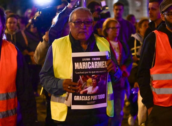 October 8, 2026, Madrid, Madrid, SPAIN: March in memory of Maricarmen, who died after being evicted from her home and became a symbol of the struggle for housing rights and against real-estate speculation. Madrid SPAIN - ZUMAz108 20261008_znp_z108_012 Copyright: xRichardxZubelzux
