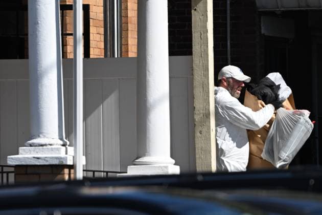 October 8, 2026, Philadelphia, Pennsylvania, USA: FBI agents seize several pieces of evidence from the home of Eugene Horsch on West Chew Avenue in Philadelphia, Pennsylvania, United States, on October 8, 2026. Several evidence boxes and bags including items were removed from the home. Authorities are investigating the property after linking it to at least seven missing women. Eugene Horsch is the son of the late Raymond R.C. Horsch. Philadelphia USA  - ZUMAs197 20261008_aaa_s197_088 Copyright: xKylexMazzax