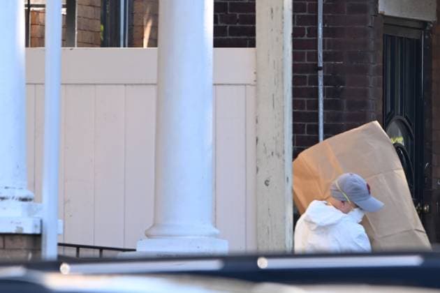 October 8, 2026, Philadelphia, Pennsylvania, USA: FBI agents seize several pieces of evidence from the home of Eugene Horsch on West Chew Avenue in Philadelphia, Pennsylvania, United States, on October 8, 2026. Several evidence boxes and bags including items were removed from the home. Authorities are investigating the property after linking it to at least seven missing women. Eugene Horsch is the son of the late Raymond R.C. Horsch. Philadelphia USA  - ZUMAs197 20261008_aaa_s197_093 Copyright: xKylexMazzax