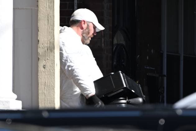 October 8, 2026, Philadelphia, Pennsylvania, USA: FBI agents seize several pieces of evidence from the home of Eugene Horsch on West Chew Avenue in Philadelphia, Pennsylvania, United States, on October 8, 2026. Several evidence boxes and bags including items were removed from the home. Authorities are investigating the property after linking it to at least seven missing women. Eugene Horsch is the son of the late Raymond R.C. Horsch. Philadelphia USA  - ZUMAs197 20261008_aaa_s197_099 Copyright: xKylexMazzax