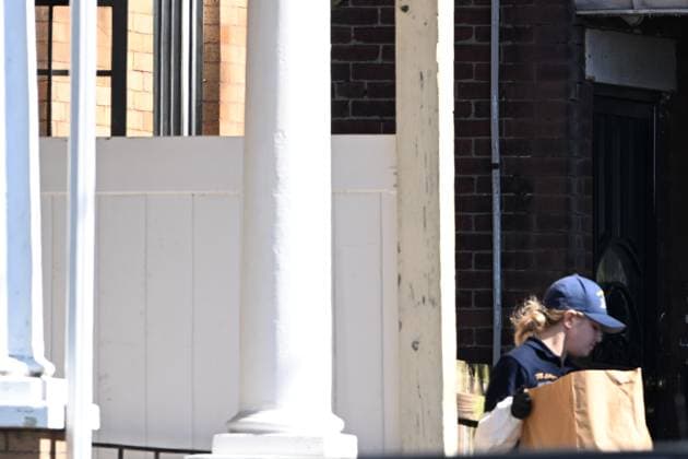 October 8, 2026, Philadelphia, Pennsylvania, USA: FBI agents seize several pieces of evidence from the home of Eugene Horsch on West Chew Avenue in Philadelphia, Pennsylvania, United States, on October 8, 2026. Several evidence boxes and bags including items were removed from the home. Authorities are investigating the property after linking it to at least seven missing women. Eugene Horsch is the son of the late Raymond R.C. Horsch. Philadelphia USA - ZUMAs197 20261008_aaa_s197_103 Copyright: xKylexMazzax