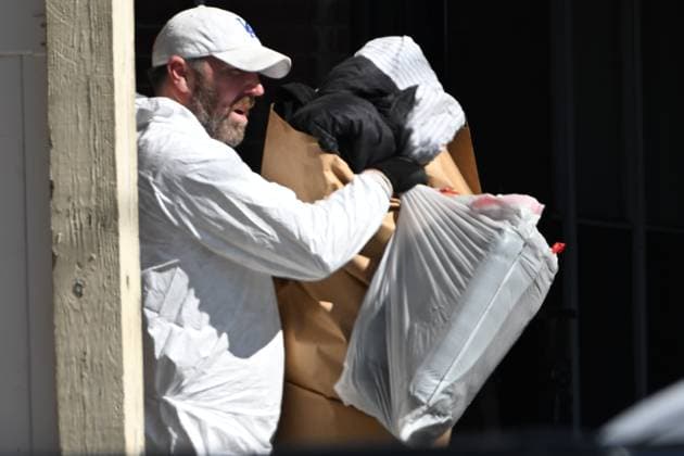 October 8, 2026, Philadelphia, Pennsylvania, USA: FBI agents seize several pieces of evidence from the home of Eugene Horsch on West Chew Avenue in Philadelphia, Pennsylvania, United States, on October 8, 2026. Several evidence boxes and bags including items were removed from the home. Authorities are investigating the property after linking it to at least seven missing women. Eugene Horsch is the son of the late Raymond R.C. Horsch. Philadelphia USA - ZUMAs197 20261008_aaa_s197_105 Copyright: xKylexMazzax