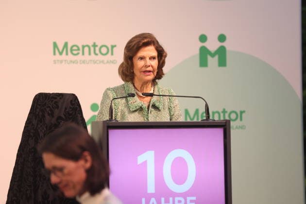 Königin Silvia von Schweden beim Jubiläum der Mentor-Stiftung auf der Insel Mainau. Mainau, 08.10.2026 Copyright: xAgenturxMatthiasxWehnertx xM.xGränzdörferx