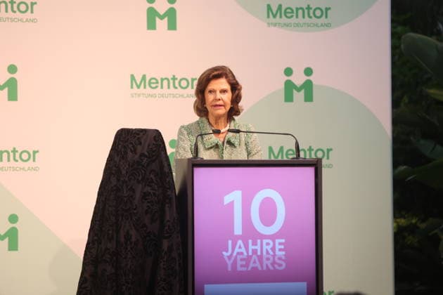 Königin Silvia von Schweden beim Jubiläum der Mentor-Stiftung auf der Insel Mainau. Mainau, 08.10.2026 Copyright: xAgenturxMatthiasxWehnertx xM.xGränzdörferx